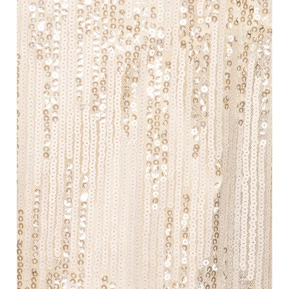 Cocktail Dress Gold sequins absolutely stunning for special occasions size 6 - Picture 7 of 10